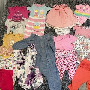 3-6 mo baby girl Assorted Baby Clothing Set